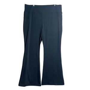 Halara DayStretch High Waisted Pocket Flare Yoga Plus Size Leggings 2X Black